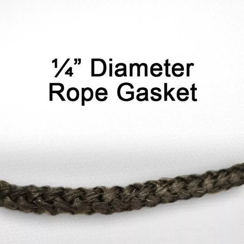 1/4″ High-Temperature Rope Gasket | By the Foot