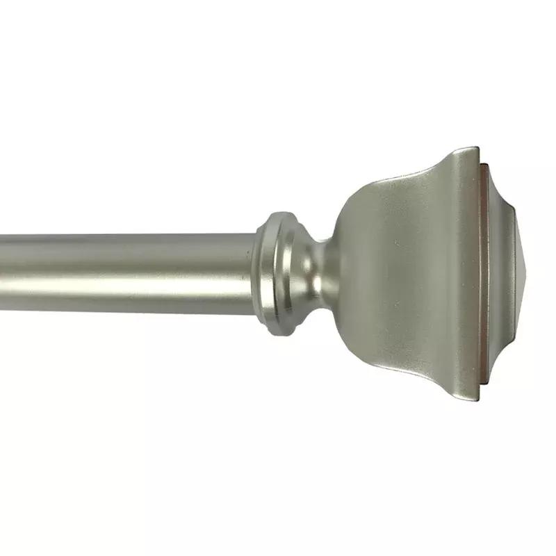 1" Bronze Square Curtain Rod, 18-36"