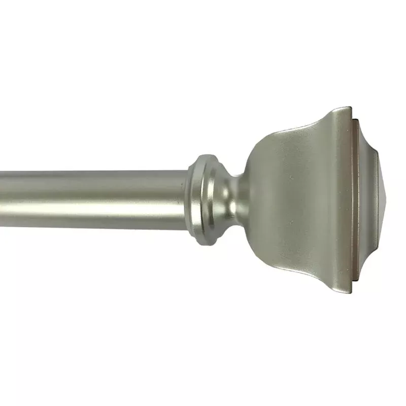 1" Bronze Square Curtain Rod, 36-72"