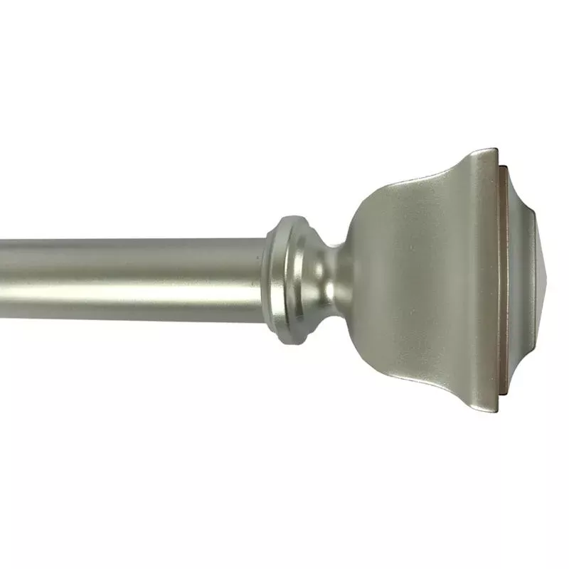 1" Bronze Square Curtain Rod, 72-120"