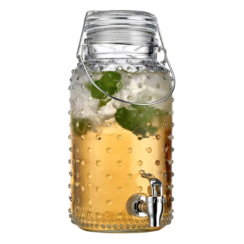 1-Gallon Hobnail Beverage Dispenser