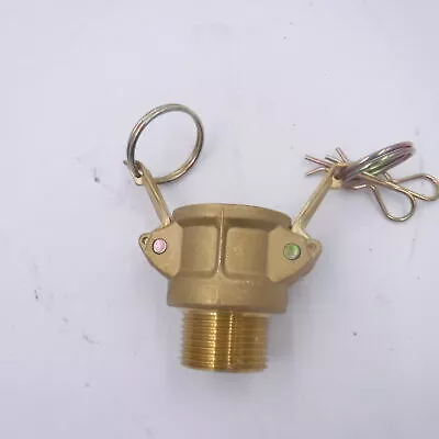 1″ Type B Brass Cam & Groove Coupler x Male Threaded MNPT 100-B