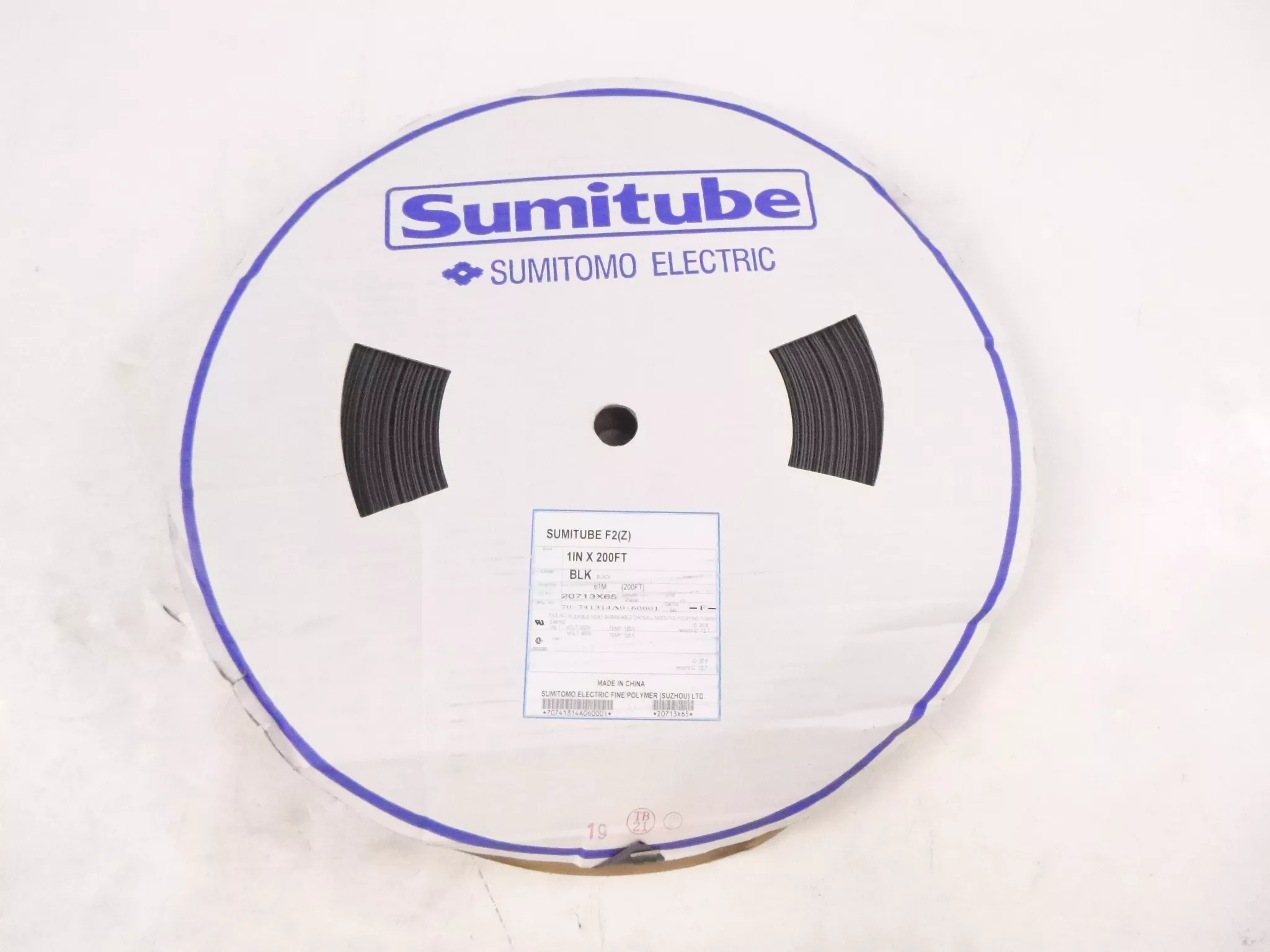 1″ x 200′ Roll of Flexible Heat Shrinkable Cross Linked Polyolefine Tubing