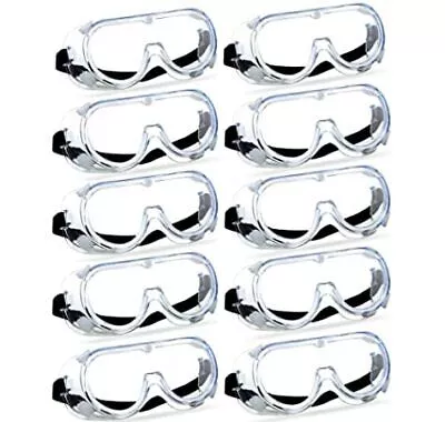 10 Pack 3M Chemical Splash/Impact Goggles 91252-80024-10