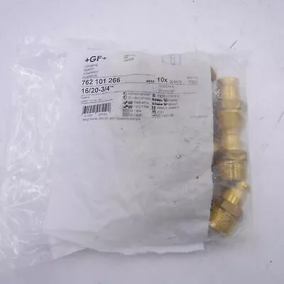 10 Pack GF George Fischer 762101266 16 iFIT 16-20mm x 3/4″ Adapter Male Threaded