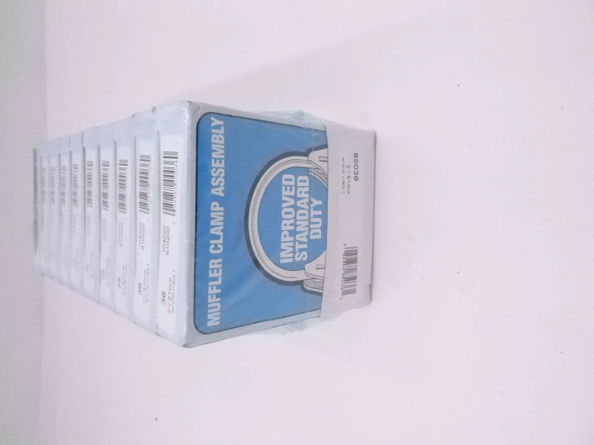 10 Pack Nickson 2-Inch. Heavy Duty Muffler Exhaust Clamp 2″ Made in USA 104200