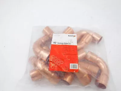 10 PCS 7/8″ OD 90 Degree C X C Copper Long Radius Elbow C242-0100