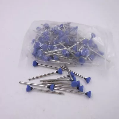 100 Pcs Inverted Cone Coarse Dental Grinding Tips, Blue Stone B060 MS-408
