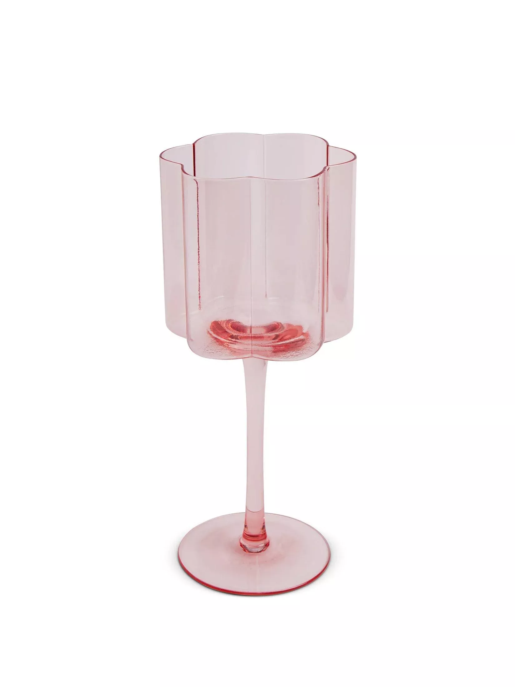 11.5oz Flower Wine Glass - Flamingo Island