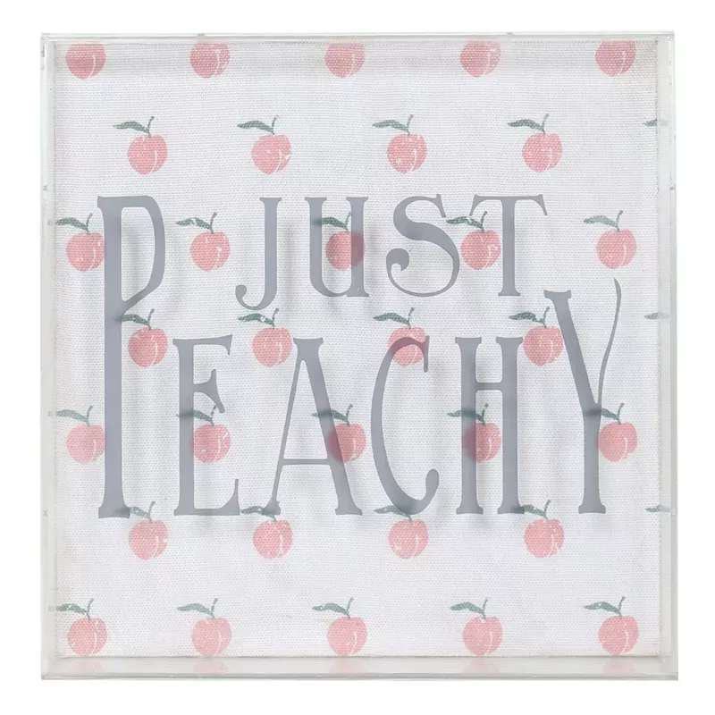 11x11 Just Peachy Sign