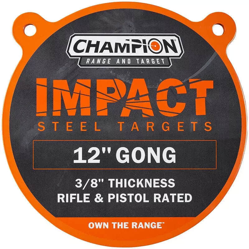 12" Impact Steel Gong Targets
