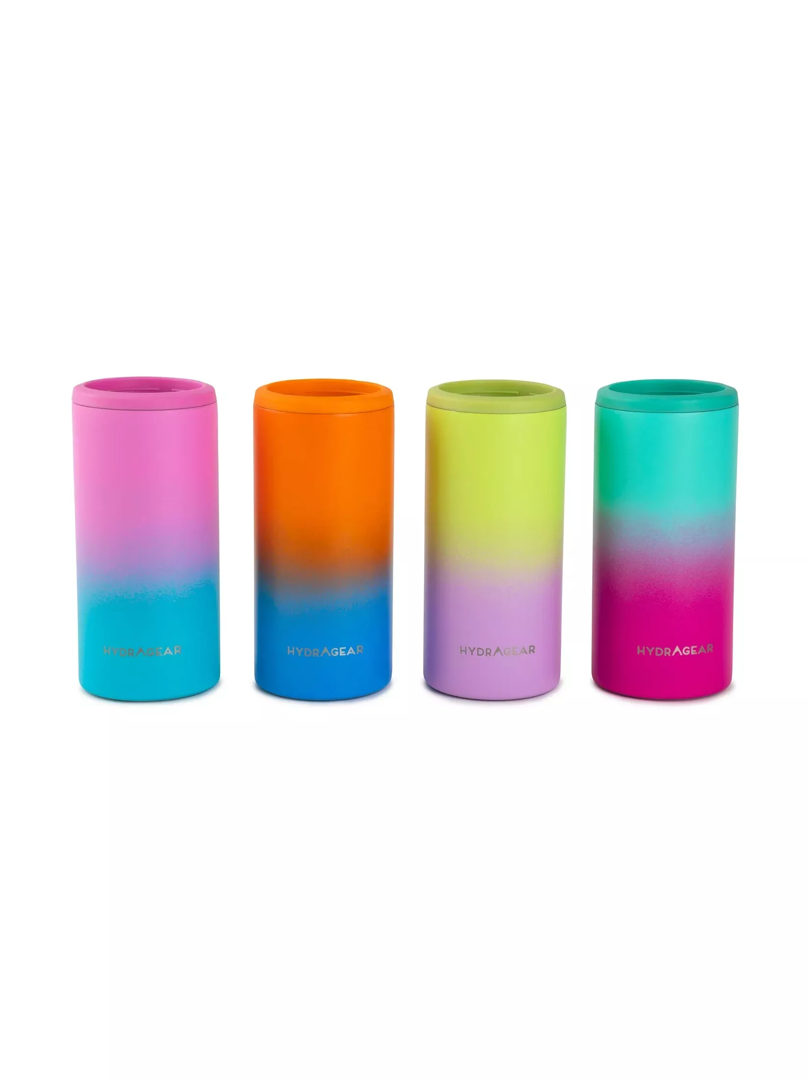 12oz Slim Can Coolie – Assorted Powder Bright Ombre