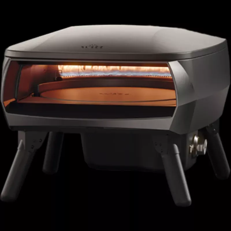13 Witt Piccolo Pizza Oven with rotating stone Matte Black