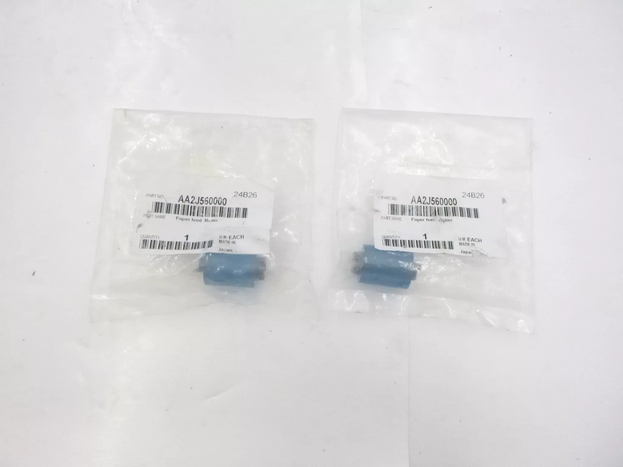 2 Pack OEM Konica Minolta AA2J560000 Seperation Roller Paper Feed Replacement
