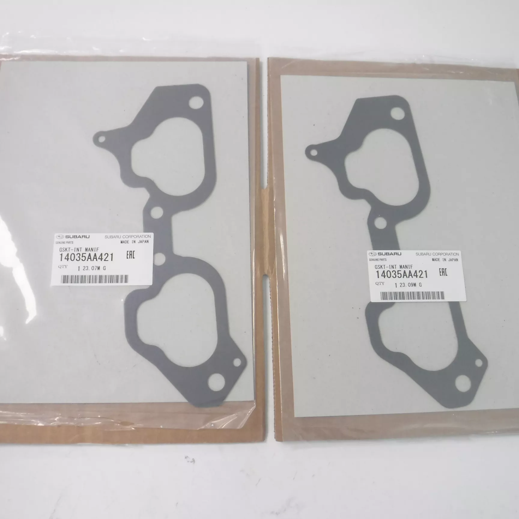 2 Pack OEM Subaru Manifold Gaskets 14035AA421 Fits 2002-2014 Impreza