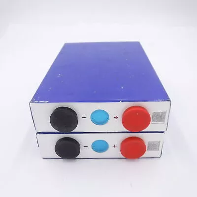 2 Pieces LiFePo4 Battery Cell 3.2V 105Ah AGV Prismatic EV Deep Cycle Rechargeabl