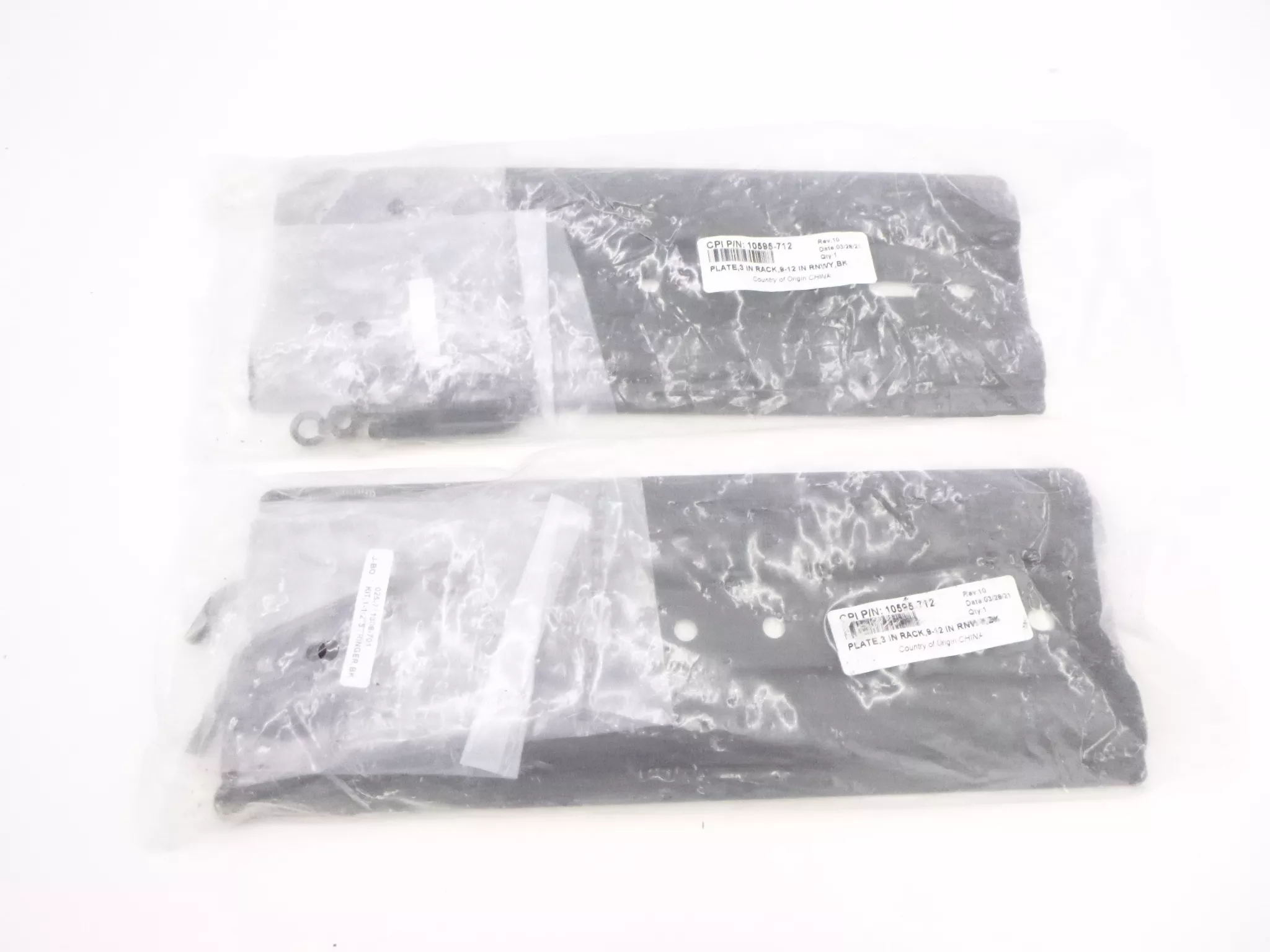 2 Pk Chatsworth CPI Mounting Plate Rack-to-Runway 3” Channel 9” to 12” 10595-712