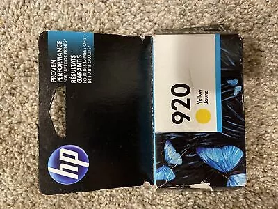 2017 HP 920 Yellow ink cartridge CH636AN genuine oem sealed