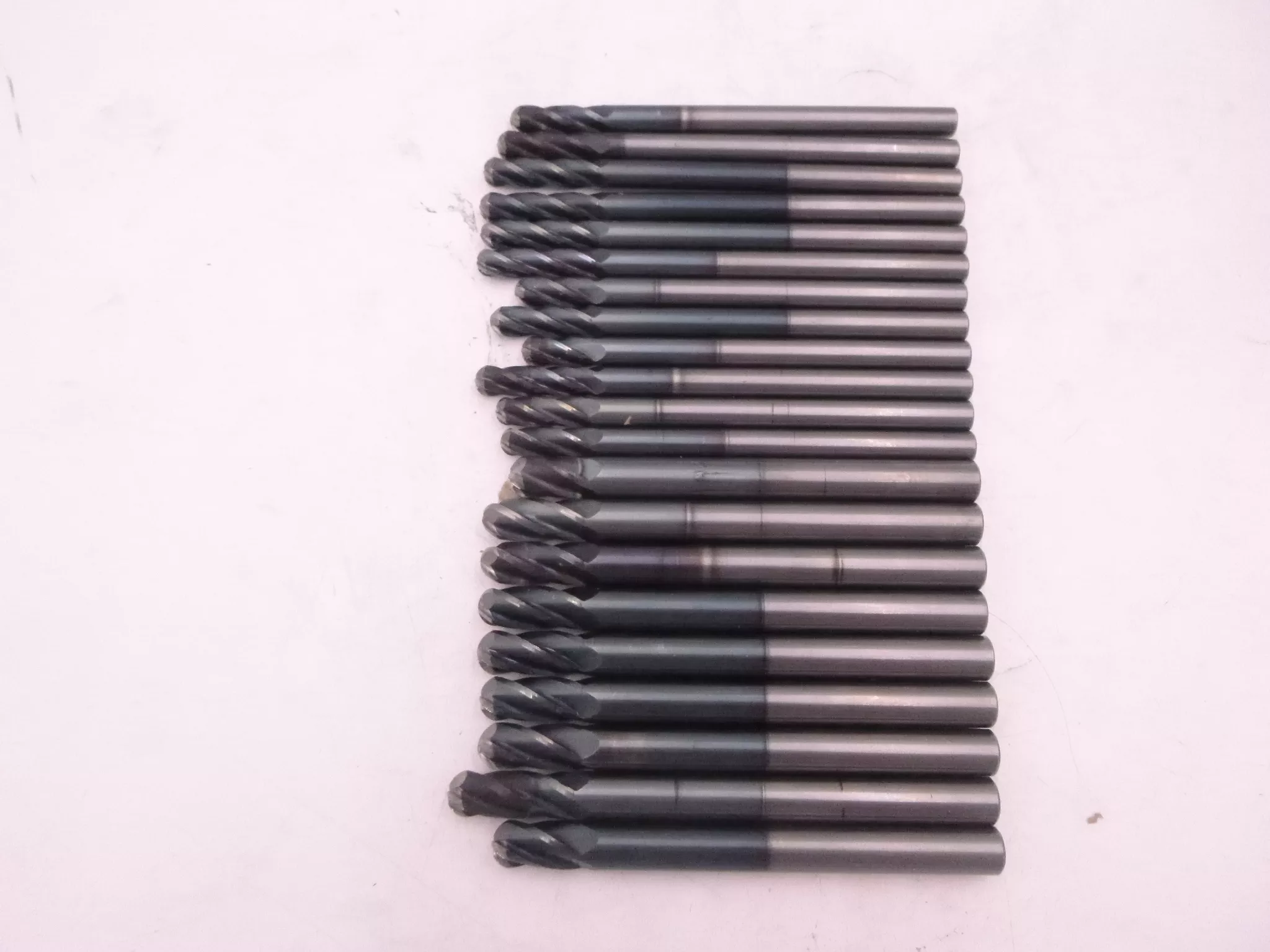 21 Pack X-Power Carbide End Mill Drill Bits 4FL Assortment Sizes SEE DESC