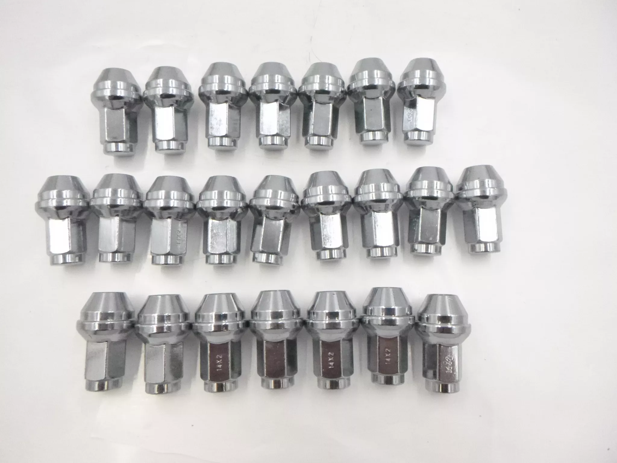23 Pack Eisen 14×2 Chrome Lug Nuts For 2000-2014 Ford F150 Expedition