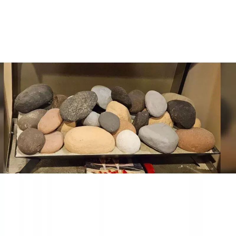 24 Rasmussen Vented Calico Mixed Firestone Fireplace Kit w/ Pilot STCX-24A