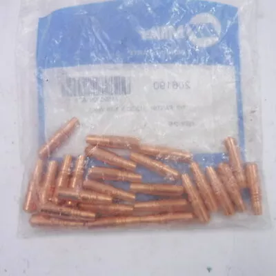 25 Pack Miller Electric Contact Tip, FasTip, 1/16″, 206190, 5XRV2
