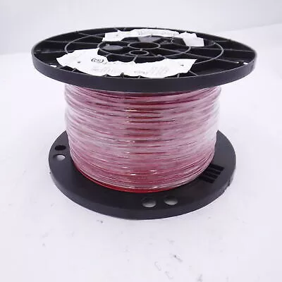 2500′ TFFN 16 Stranded BC 90C 600V Red Rohs 18AWG 1 Conductor 18/1 Copper