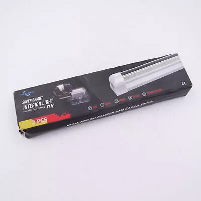 2pk 13.5″ Interior Light Bars 72 LEDS 500LM 3.5W for RV Camper Van Cargo Truck