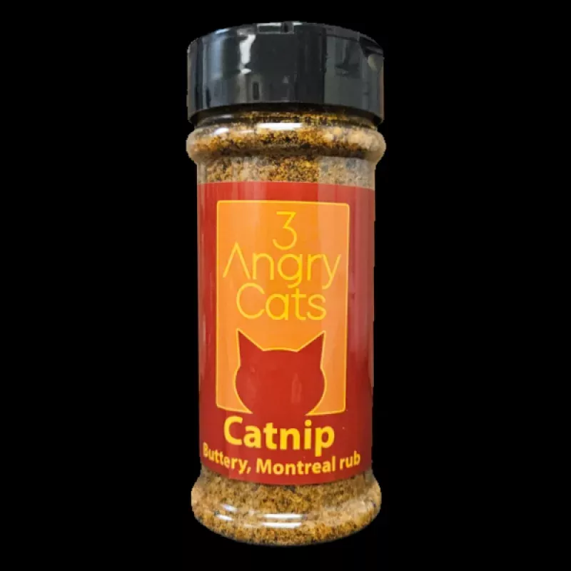 3 Angry Cats Catnip BBQ Rub|175G
