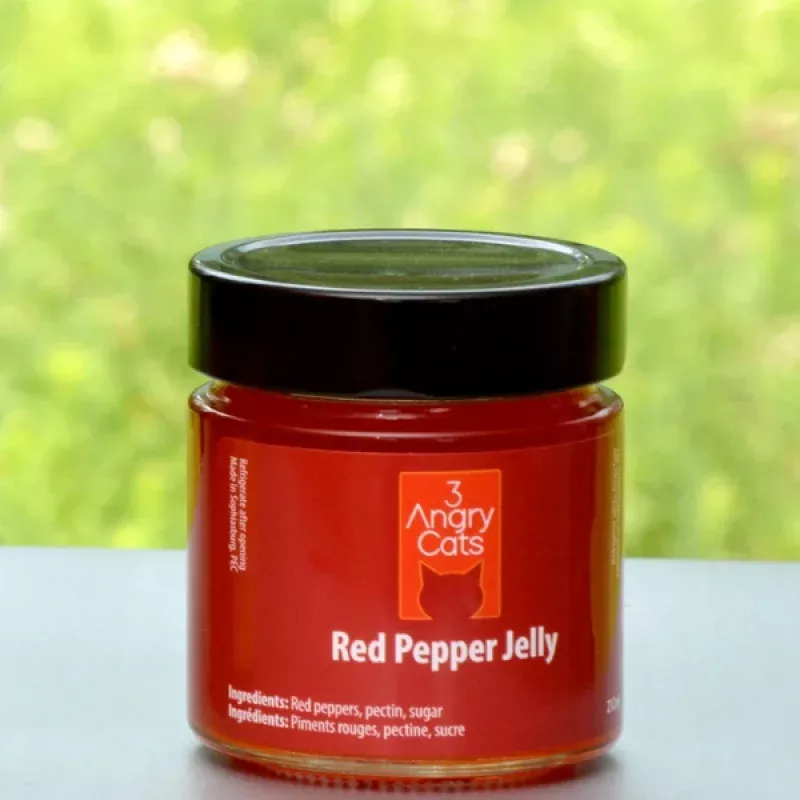 3 Angry Cats Red Pepper Jelly|212ml