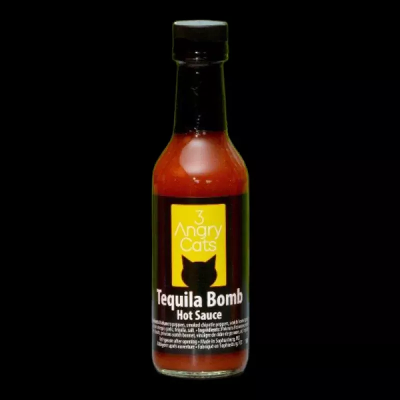 3 Angry Cats Tequila Bomb Hot Sauce