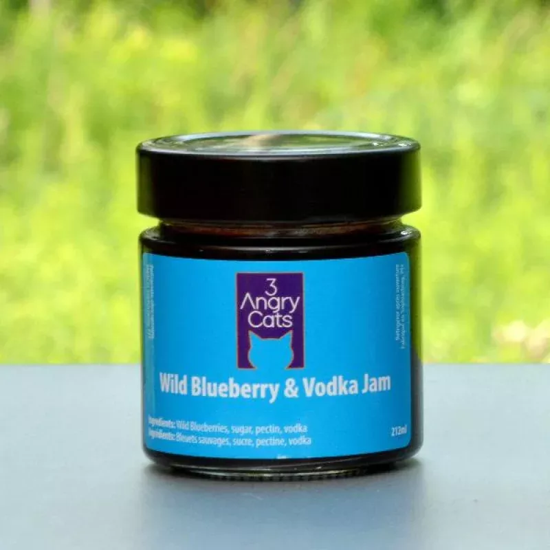 3 Angry Cats Wild Blueberry & Vodka Jam