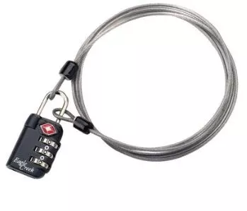 3-Dial TSA Lock & Cable