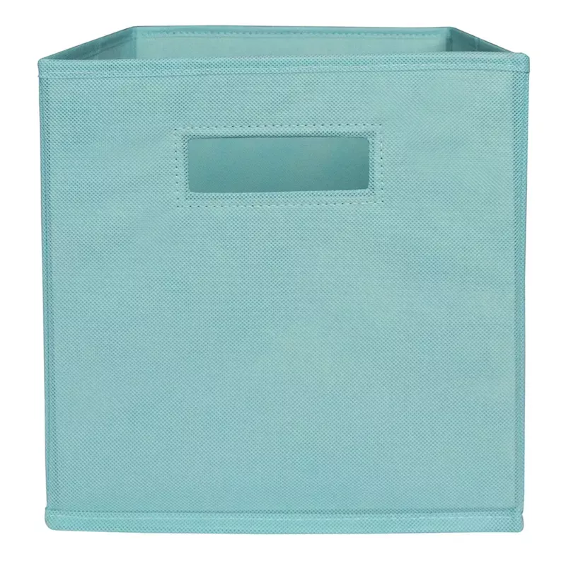 3-Pack Kids Cube Storage Bin, Blue