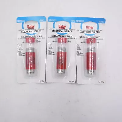 3 Pack Oatey Electrical Solder Lead Free 1oz. 53175