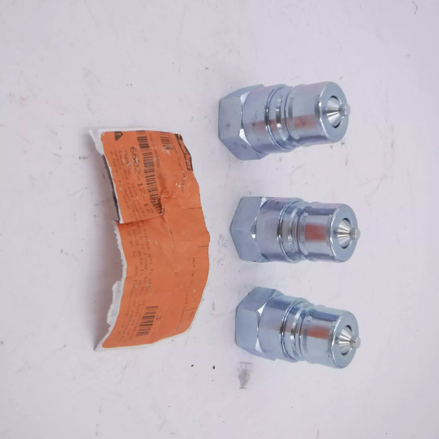 3 Pack Parker 3/4″ Multi-Purpose Hydraulic Quick Couplings 6602-12-12