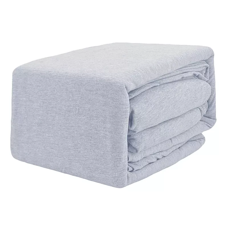 3-Piece Dark Grey Jersey Sheet Set, Twin XL