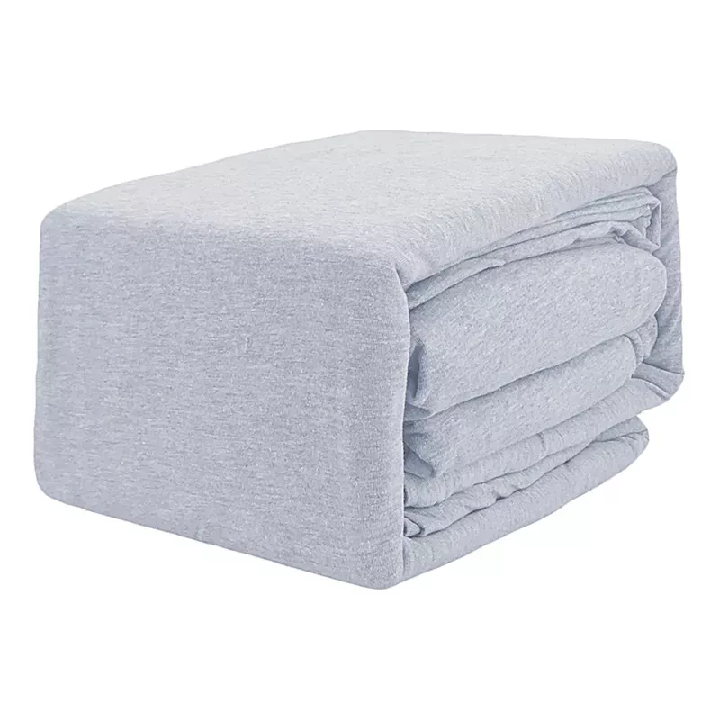 3-Piece Dark Grey Jersey Sheet Set, Twin