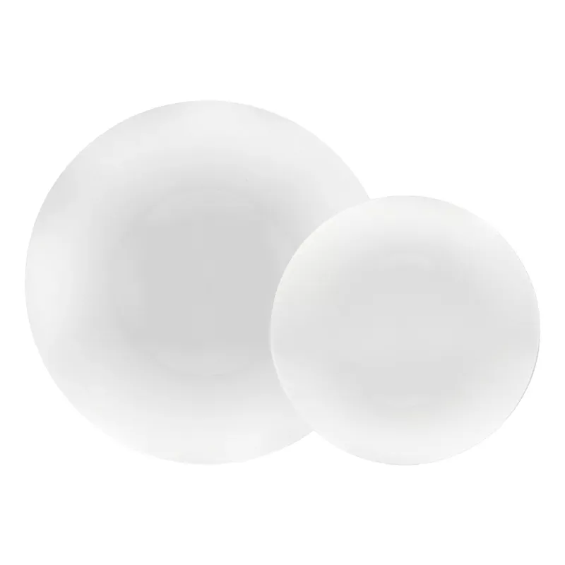 32-Count Plastic Contemporary Combo Dinner & Salad Plates