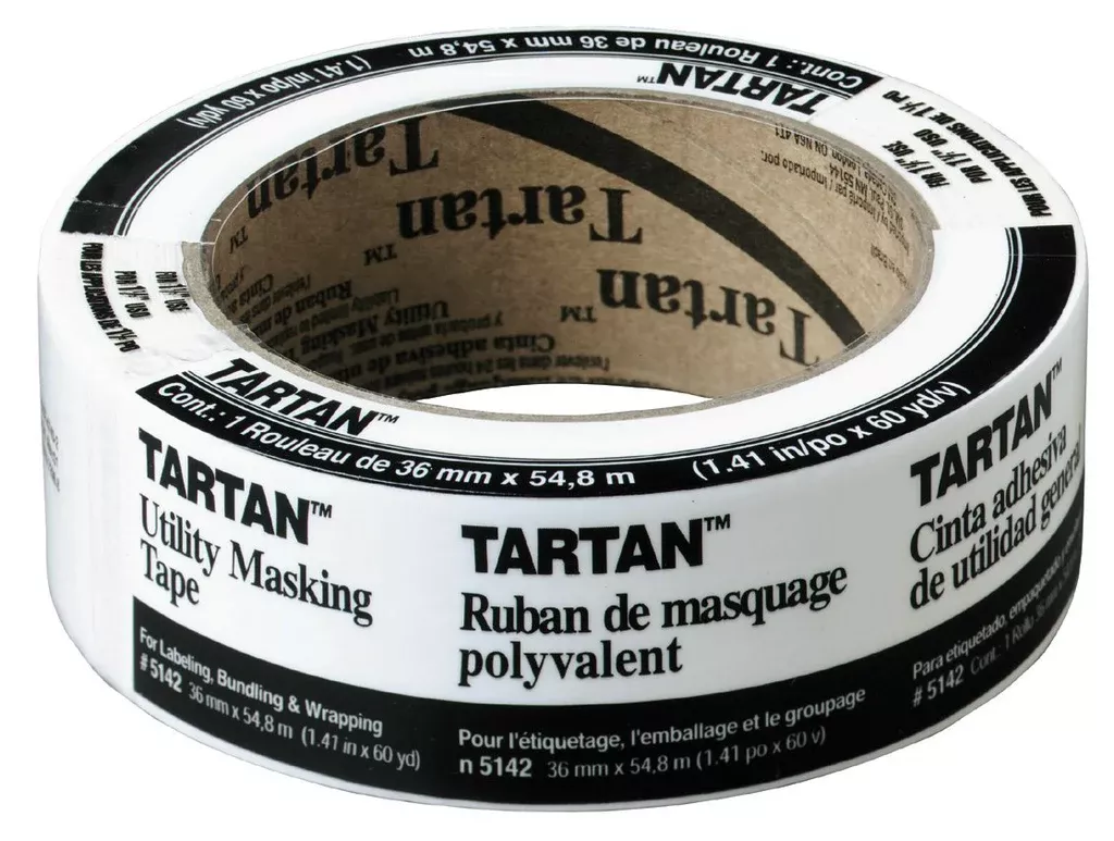 3M 5142-36A Tartan Masking Tape, 1.41" x 60yd