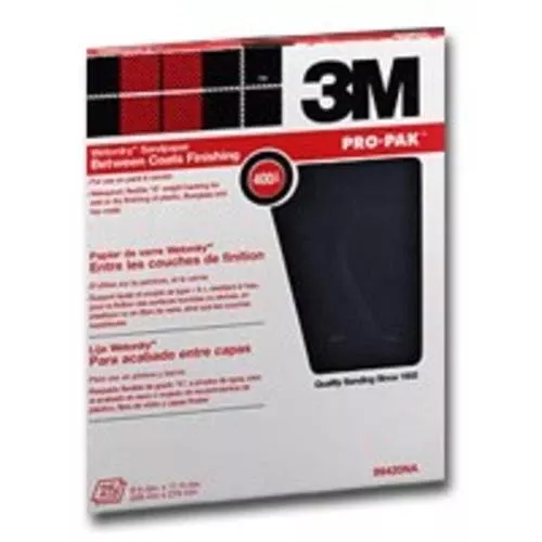 3M 88600 Wet Or Dry Tri-M-Ite Paper Sheets, 9'' x 11''