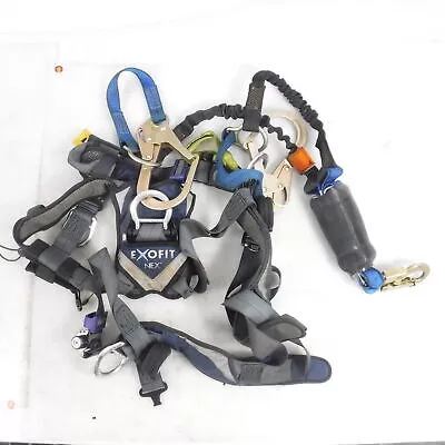 3M DBI-SALA Harness, 130-310lb, Exofit, Gray, XL, Quick Connect, 1113213