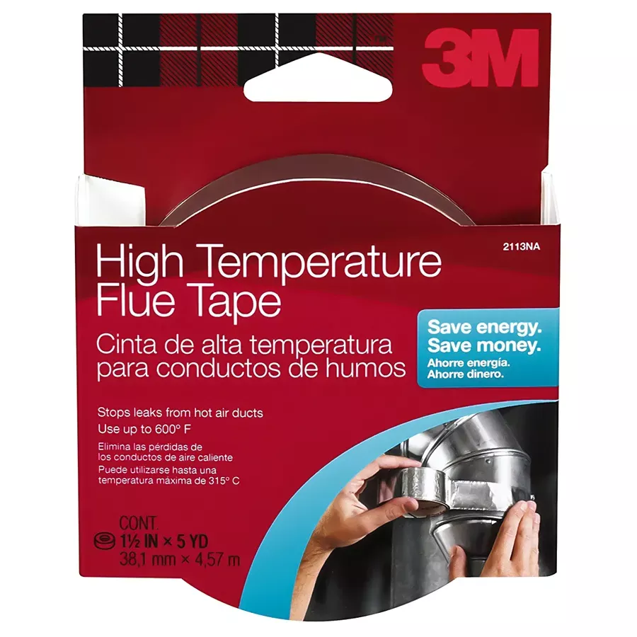 3M High Temperature Flue Tape - 1.5" x 15'