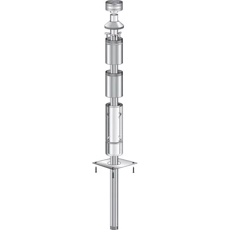 4.0m Stainless steel Flue Kit