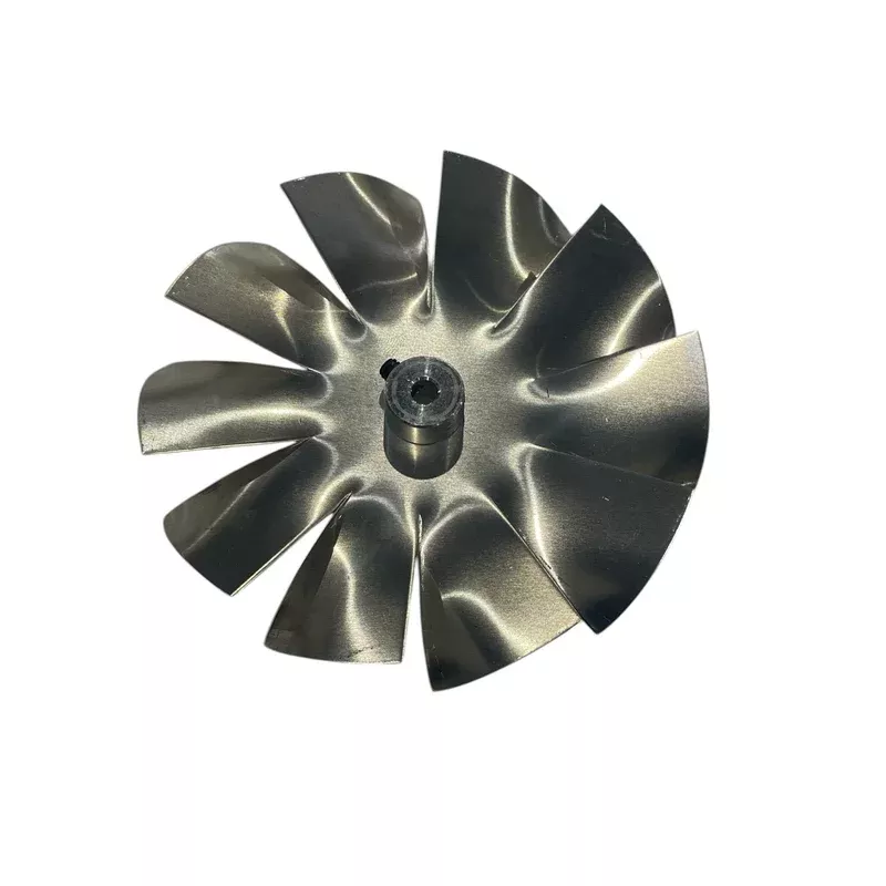 4″ Fan Blade | Clockwise (CW) Rotation | 3/16″ Bore | 10-Blade Aluminum | Part # 1CFB4316