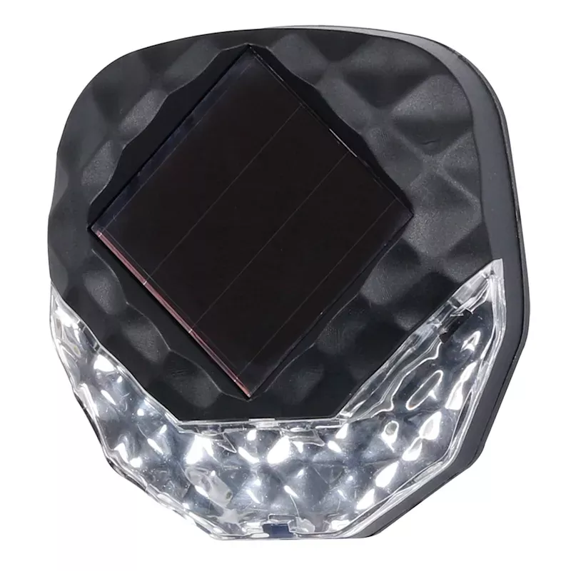 4-Pack 5-Lumen Solar Black Textured Deck Lights