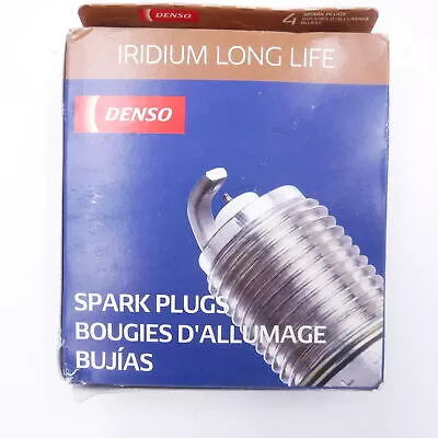 4 Pack Denso (3442) FXE22HR11 Iridium Long Life Spark Plugs