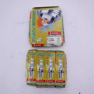 4 Pack Denso Iridium Power IT20 # 4 5326 Spark Plugs For 2013-2015 Cadillac CTS