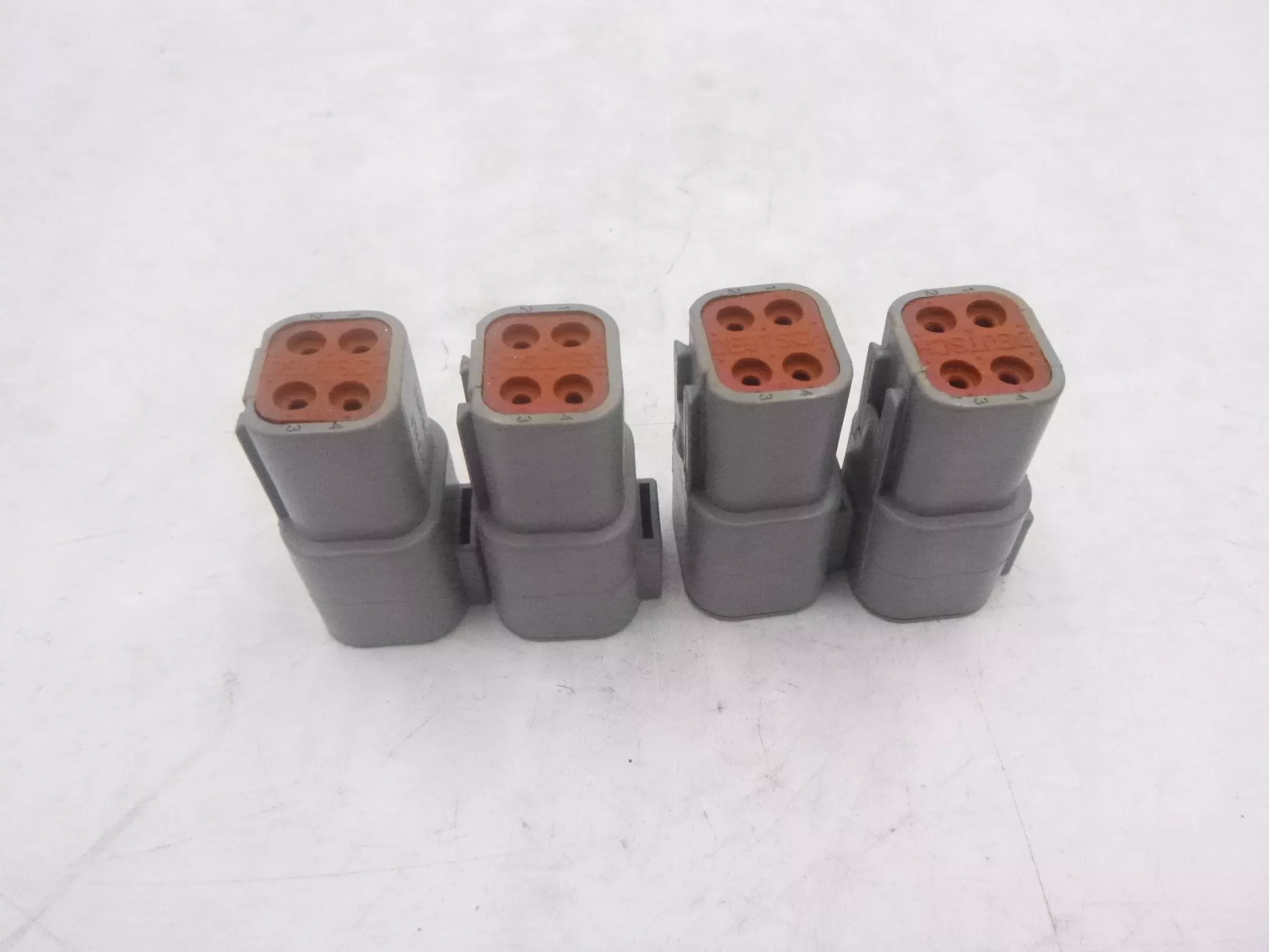4 Pack TEConnectivity Deutsch DTP04-4P 4-Way Connector