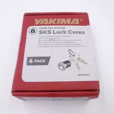 4 Pack YAKIMA, SKS Lock Cores w/Keys, Car Rack System Components